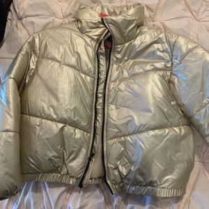 Gold Puffer Jacket